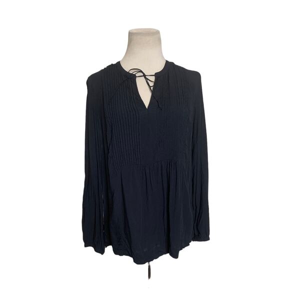 Old Navy black long sleeves tunic top size Small - Picture 1 of 10